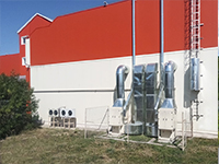 Система воздушного отопления 200 кВт торгового центра г. Курск