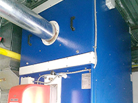 Система воздушного отопления 200 кВт склада в г. Челябинск